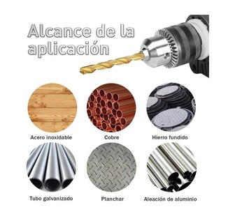 Foto 2 | Foto 2 | Language Juego 99 Brocas Herramientas Madera Metal Concreto 1.5-10mm Eo Safe Imports Esi-2761-1 Negro