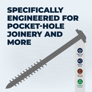 Foto 3 | Foto 3 | Tornillos De Bolsillo Kreg Sml-c4x400-75 Xl, 10 Cm, 75 Unidades - Venta Internacional.