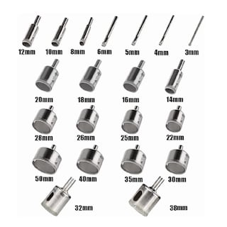 Foto 3 | Foto 3 | Language Kit De Brocas Para Cerámica, Mármol Y Vidrio Eo Safe Imports Esi-663-1 Plata