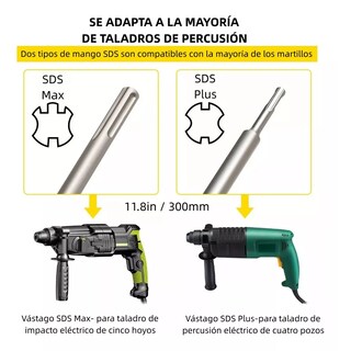 Foto 3 | Foto 3 | Kit De Brocas P/pared De Cemento O Concreto Eo Safe Imports Esi-8449-1 Plata