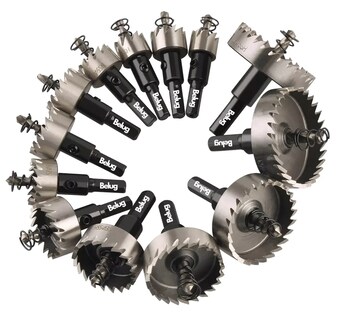Foto 1 | Foto 1 | Sierras Corta Circulo Metal 16-53mm Hss Acero Inox 13 Brocas, Plata Belug