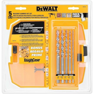 Foto 6 | Foto 6 | Juego De Brocas De Percusión Para Mampostería Dewalt Dw5205, 5 Piezas - Venta Internacional.