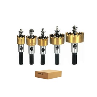 Foto 1 | Foto 1 | Brocas Taladro Sierra Hss Acero 16 18,5 20 25 30mm 5pc Lab.g Dorado