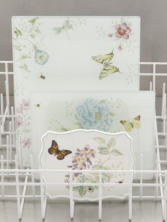 Foto 2 | Foto 2 | Tabla De Cortar Lenox Butterfly Meadow Glass  Tamaño Grande  1 34 Kg - Venta Internacional.