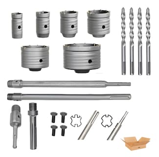 Foto 1 | Foto 1 | ''18 Brocas Lab.g Pasamuros Sacabocas Sds Plus/max 35-110mm Concreto ''