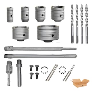 Foto 1 | Foto 1 | ''18 Brocas Belug Pasamuros Sacabocas Sds Plus/max 35-110mm Concreto ''