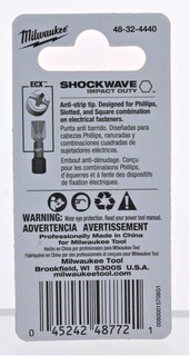 Foto 3 | Foto 3 | Broca De Inserción Milwaukee 48-32-4440 Ecx 1/4 Hex Paquete De 2 - Venta Internacional.