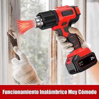 Foto 2 | Foto 2 | Pistola de Calor Inalámbrica de Temperatura Regulable Eo Safe Imports  Esi-10988 Rojo