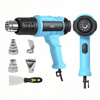 Foto 4 | Foto 4 | Pistola De Calor De 2000w, 9 Niveles De Temperatura,5 Boquillas Eo Safe Imports Esi-19755 Azul