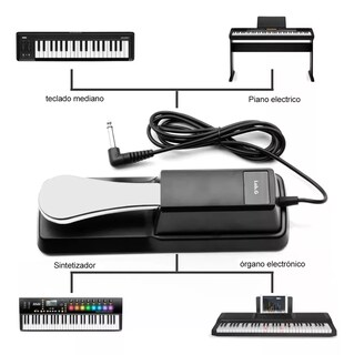 Foto 3 | Foto 3 | Piano Teclado Sustain Pedal Para Casio Lab.g Negro