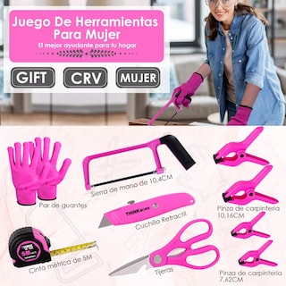 Foto 3 | Foto 3 | Engrapadora Tipo Pistola Para Tapiceria 3 En 1 900 Grapas  Eo Safe Imports Esi-11623  Rosa