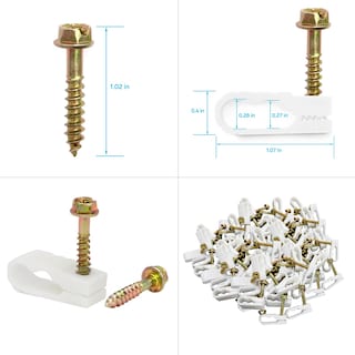 Foto 4 | Foto 4 | Clips De Fijación Steren Grip-clip Doble/double Coaxi - Venta Internacional.