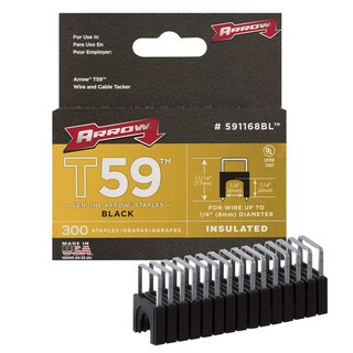 Foto 1 | Foto 1 | Staples Arrow 591168 T59 De Acero De 1/4 Pulgadas Con Aislante De 300 Quilates - Venta Internacional.