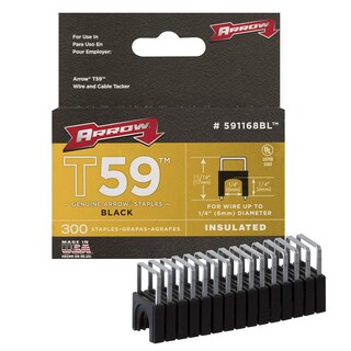 Foto 2 | Foto 2 | Staples Arrow 591168 T59 De Acero De 1/4 Pulgadas Con Aislante De 300 Quilates - Venta Internacional.