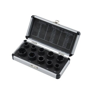 Foto 1 | Foto 1 | Juego de Extractores de Birlos Tornillos Tuercas 9-19mm Eo Safe Imports Esi-7286 color Negro