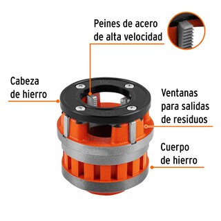 Foto 2 | Foto 2 | Dado 1-1/4' para Tarrajas Truper Expert Ta-852x