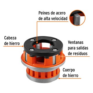 Foto 2 | Foto 2 | Dado 1-1/2' para Tarrajas Truper Expert Ta-852x