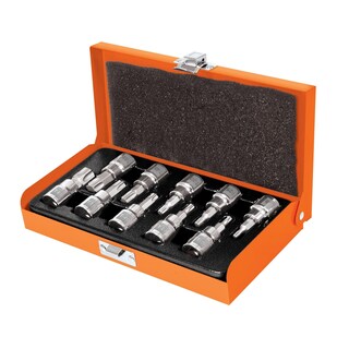 Foto 1 | Foto 1 | Juego de 10 Dados Cuadro  Truper JPT-3/8X10 color Naranja 3/8\" Punta Torx Estuche Metálico