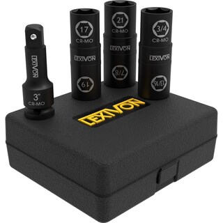 Foto 4 | Foto 4 | Juego De Enchufes De Impacto Lexivon Lx-111 Con 6 Tuercas, Tamaño 17-21 Mm - Venta Internacional.