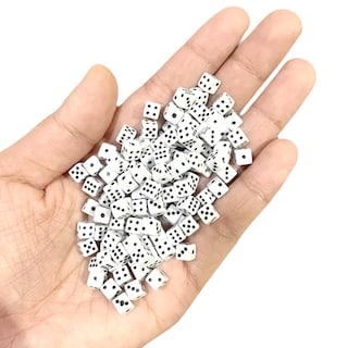 Foto 1 | Foto 1 | Mini Dado De 5 Mm, 6 Caras, Para Juegos De Mesa, 100 Piezas, Color Blanco - Venta Internacional.