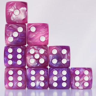 Foto 2 | Foto 2 | Juego De Dados Acrílicos 16 Mm 10 Piezas D6 Para Juegos De Mesa Rpg Mtg Dnd - Venta Internacional.