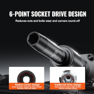 Foto 4 | Foto 4 | Juego De Enchufes Vevor 1/2 Drive Impact De 34 Piezas Métricas De 8 A 36 Mm Con - Venta Internacional.