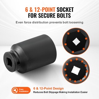 Foto 4 | Foto 4 | Juego De Casquillos De Impacto Para Tuercas De Eje Vevor 1/2 Drive, 14 Piezas Métricas - Venta Internacional.
