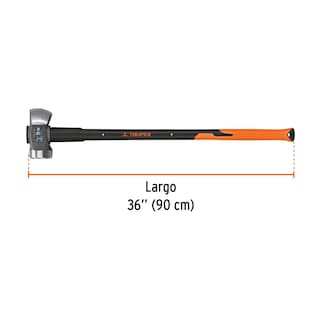 Foto 3 | Foto 3 | Marro Demoledor 10 Lb Truper Md10fx Mango Fibra de Vidrio 36 Pul