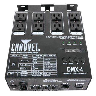 Foto 1 | Foto 1 | Controlador De Iluminación Led Chauvet Dj Dmx-4 De 4 Canales Plateado - Venta Internacional.