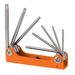 Foto 1 | Foto 1 | Llave Torx Juego 8 Piezas Tipo Navaja Cuerpo Lamina Truper 15569 color Anaranjado