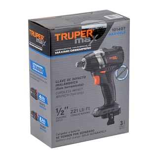 Foto 2 | Foto 2 | Llave de Impacto Truper Max-20ls color Gris