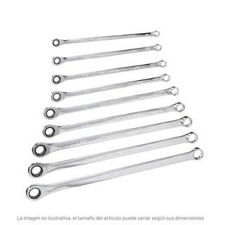 Foto 3 | Foto 3 | Juego de Llaves Dobles con Matraca 9 Piezas Gearwrench 8599