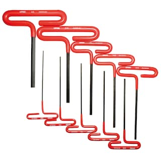 Foto 1 | Foto 1 | Juego De Llaves Hexagonales Tipo ''t'' Con Mango De Vinil, En Pulgadas, 10 Piezas Urrea