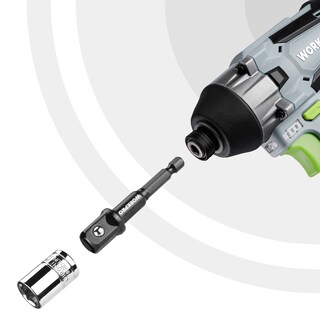 Foto 6 | Foto 6 | Juego De Extensiones De Adaptadores De Enchufe Workpro De 9 Piezas De 1/4, 3/8 Y 1/2 Pulgadas - Venta Internacional.