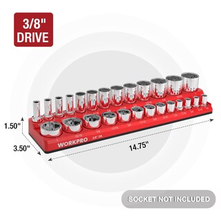 Foto 3 | Foto 3 | Organizador De Enchufes Magnéticos Workpro, Enchufe Sae De 3/8 Pulgadas - Venta Internacional.