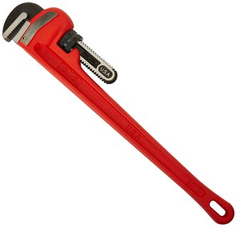 Foto 1 | Foto 1 | Llave Para Tubos Ridgid 31030, De Alta Resistencia, Recta, 24 Cm, Roja - Venta Internacional.