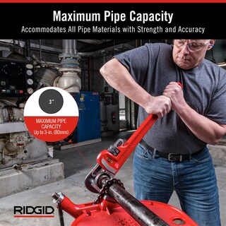 Foto 3 | Foto 3 | Llave Para Tubos Ridgid 31030, De Alta Resistencia, Recta, 24 Cm, Roja - Venta Internacional.