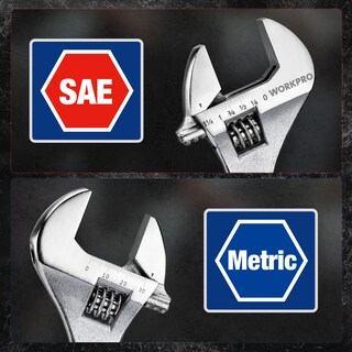 Foto 4 | Foto 4 | Juego De Llaves Ajustables Workpro De Acero Al Carbono Forjado De 6/8/10 Pulgadas - Venta Internacional.