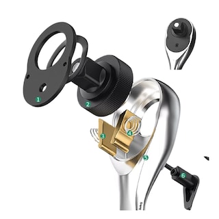 Foto 2 | Foto 2 | Llave De Trinquete Belug De 1/2, 3/8 Y 1/4 Inch Verde Plata