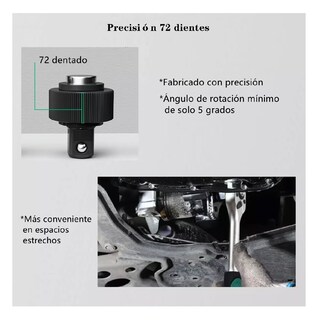 Foto 4 | Foto 4 | Llave De Trinquete Belug De 1/2, 3/8 Y 1/4 Inch Verde Plata