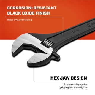 Foto 3 | Foto 3 | Llave Ajustable Crescent At218bk 18 Cm Óxido Negro - Venta Internacional.