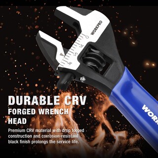 Foto 4 | Foto 4 | Llave Ajustable Workpro De Acero Cr-v De 10 Cm Con Mordaza Ancha - Venta Internacional.