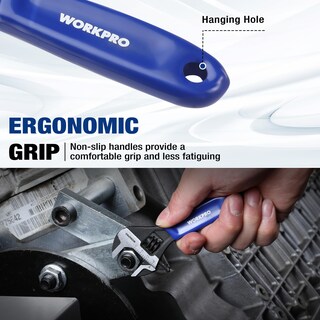 Foto 5 | Foto 5 | Llave Ajustable Workpro De Acero Cr-v De 10 Cm Con Mordaza Ancha - Venta Internacional.