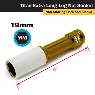 Foto 2 | Foto 2 | Disco De 1/2 Pulgada Socket Titan 21119 X 19 Mm Que No Deja Marcas - Venta Internacional.