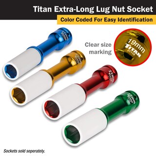 Foto 4 | Foto 4 | Disco De 1/2 Pulgada Socket Titan 21119 X 19 Mm Que No Deja Marcas - Venta Internacional.