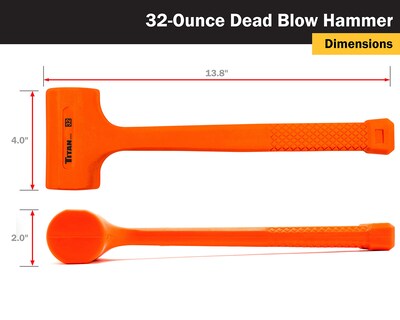 Foto 3 | Foto 3 | Set De Martillos Dead Blow Titan 63140 946 Ml, 1,4 L Y 1,9 L - Venta Internacional.