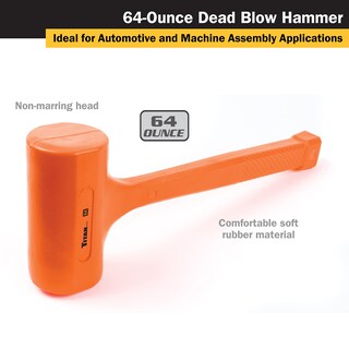 Foto 4 | Foto 4 | Set De Martillos Dead Blow Titan 63140 946 Ml, 1,4 L Y 1,9 L - Venta Internacional.