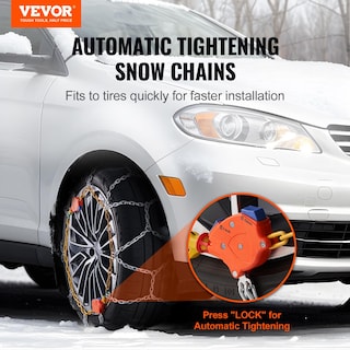 Foto 2 | Foto 2 | Cadenas Para Neumáticos De Nieve Vevor Para Coches, Suv Y Camionetas, Paquete De 2 - Venta Internacional.
