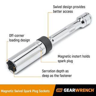 Foto 3 | Foto 3 | Llave De Engranaje Con Bujía, Accionamiento 3/8, 6 Puntos, 5/8 X 6, Magnética - Venta Internacional.
