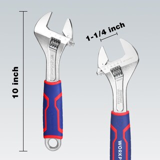 Foto 2 | Foto 2 | Llave Ajustable Workpro De 25 Cm De Ancho Con Empuñadura Antideslizante - Venta Internacional.